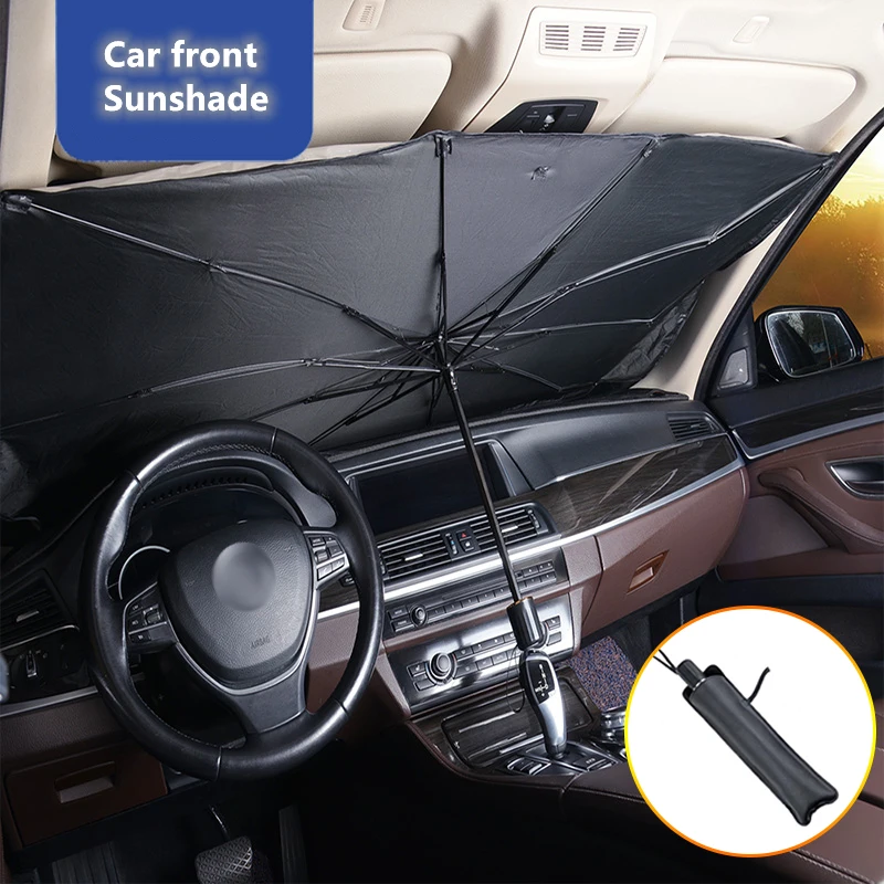 Tech Car Accessories - Pare-soleil multifonctionnel pour pare-brise de voiture,