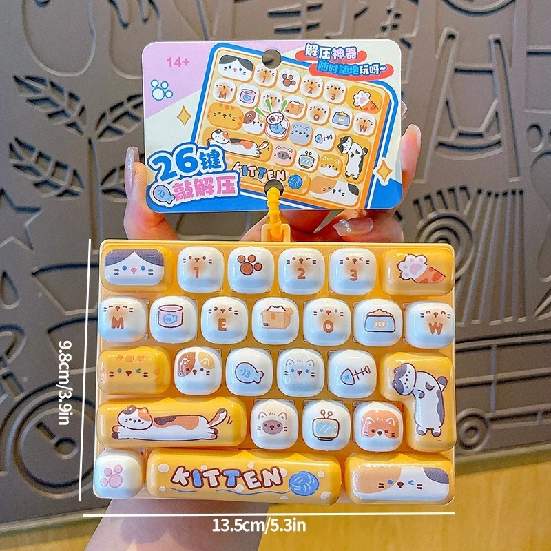Porte-clés anti-stress 26 touc - Kawaii Tech Accessories avis et prix