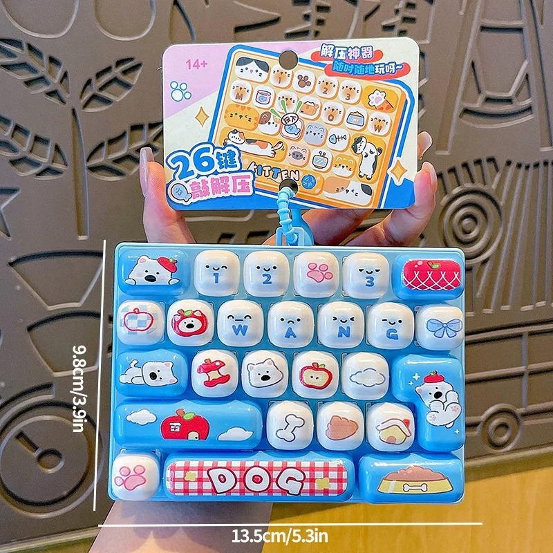 Porte-clés anti-stress 26 touc - Kawaii Tech Accessories avis et prix